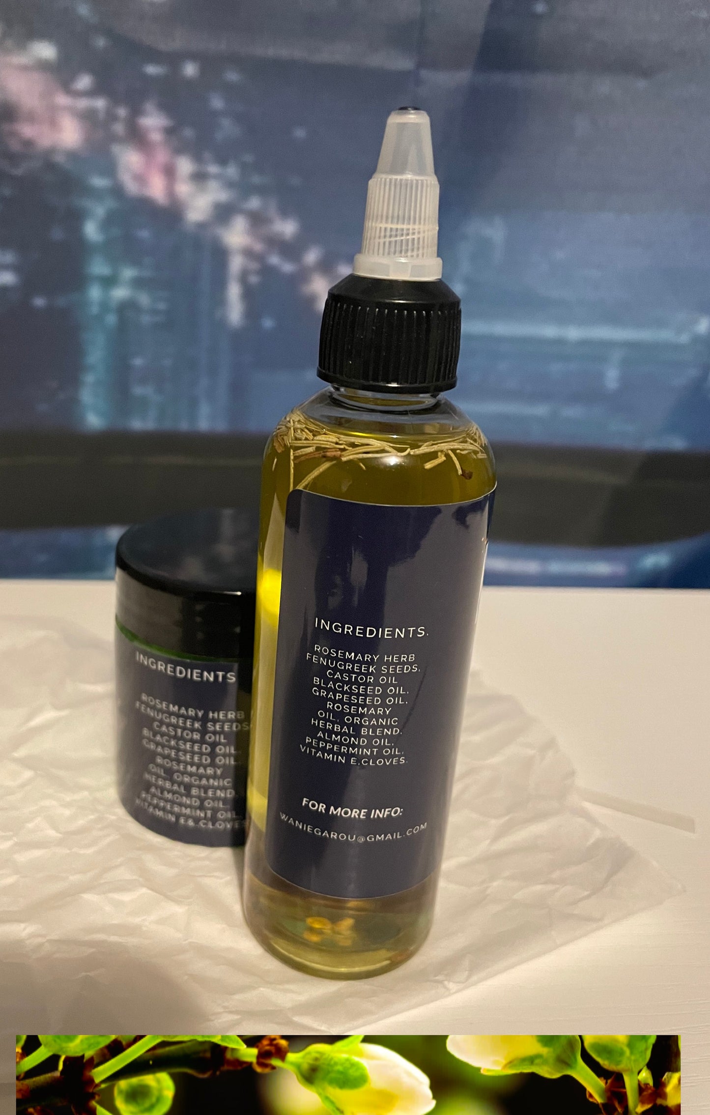 ALOPECIA BOOSTER EXTRA STRENGTH SET/ INDIAN POMADE HAIR GROWTH.