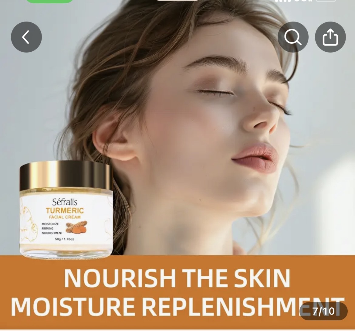 SEFRALLS TUMERIC 3PC/SET. TUMERIC FACIAL CREAM, TUMERIC ESSENCE OIL SOAP, TUMERIC FACIAL OIL.
